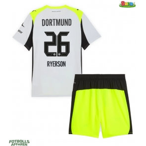 Borussia Dortmund Julian Ryerson #26 Bortaställ Barn 2025-26 Kortärmad (+ Korta byxor)